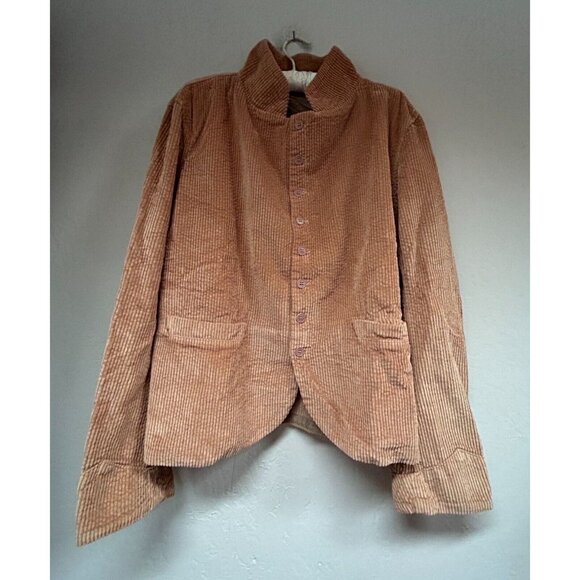 New CP Shades Dree Wide Wale Cord Jacket Women's Large Bronze Casual 840-123/703